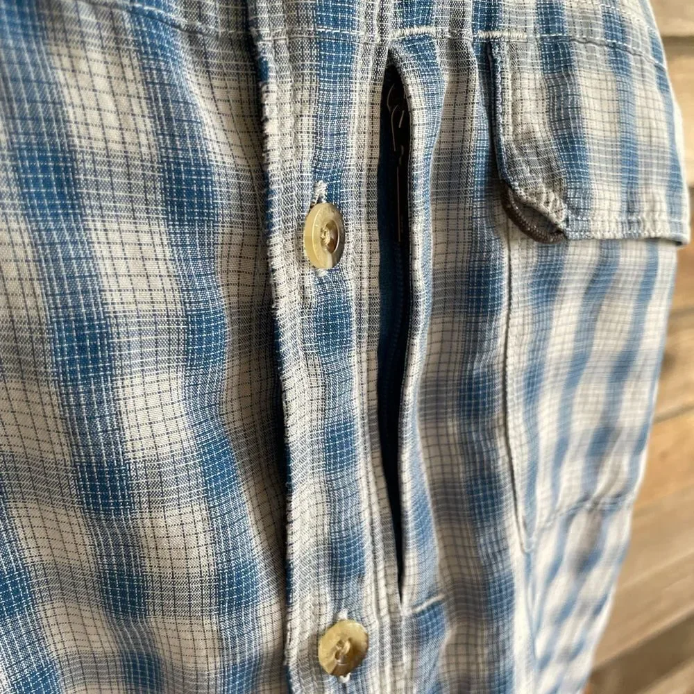 North Face Button Down Shirt Size L EUC